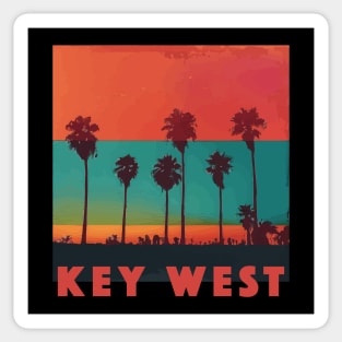 Key West (With Red Lettering) Sticker